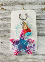 Load image into Gallery viewer, Starfish Keychain
