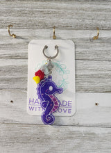 Load image into Gallery viewer, Seahorse Keychain
