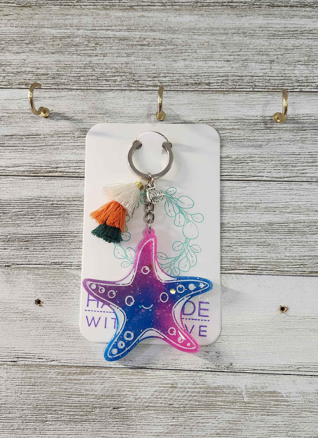 Starfish Keychain