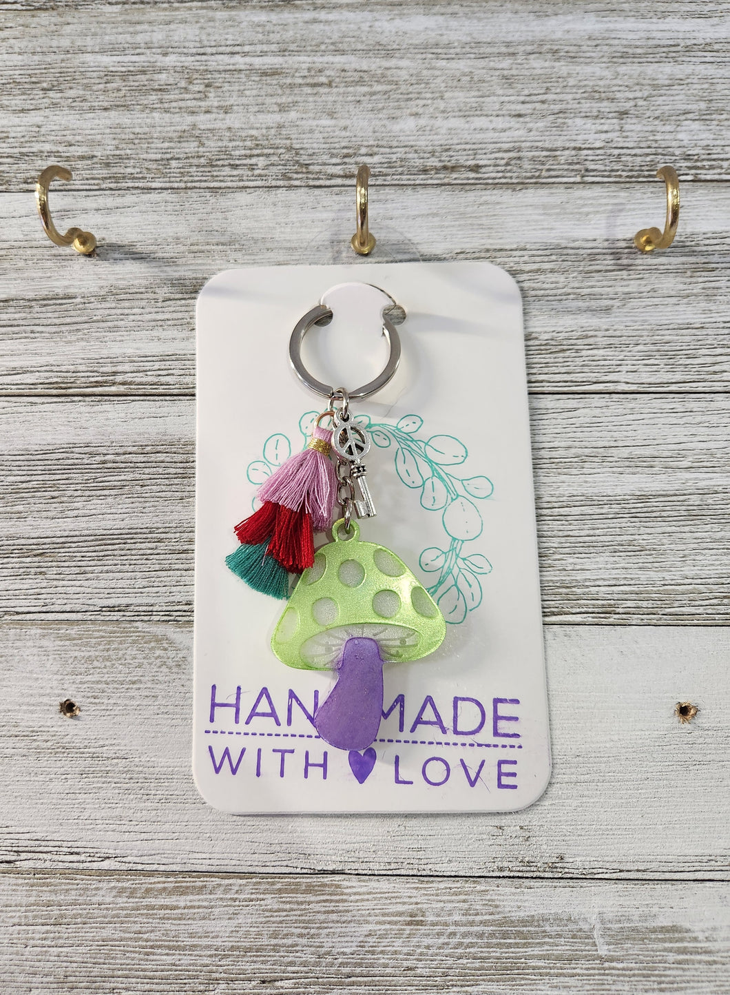 Mushroom Keychain