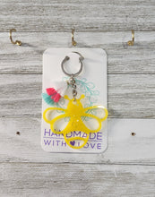 Load image into Gallery viewer, Thin Bee Keychain
