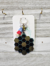 Load image into Gallery viewer, Honey Comb Keychain
