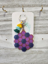 Load image into Gallery viewer, Honey Comb Keychain
