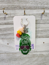 Load image into Gallery viewer, Glam Skull Keychain
